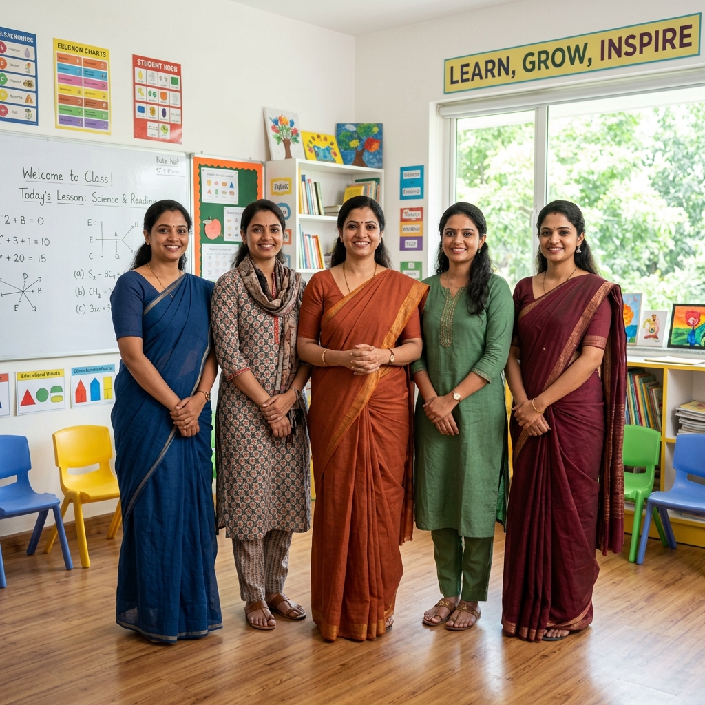 Higher Secondary Science classrooms and mock exams support